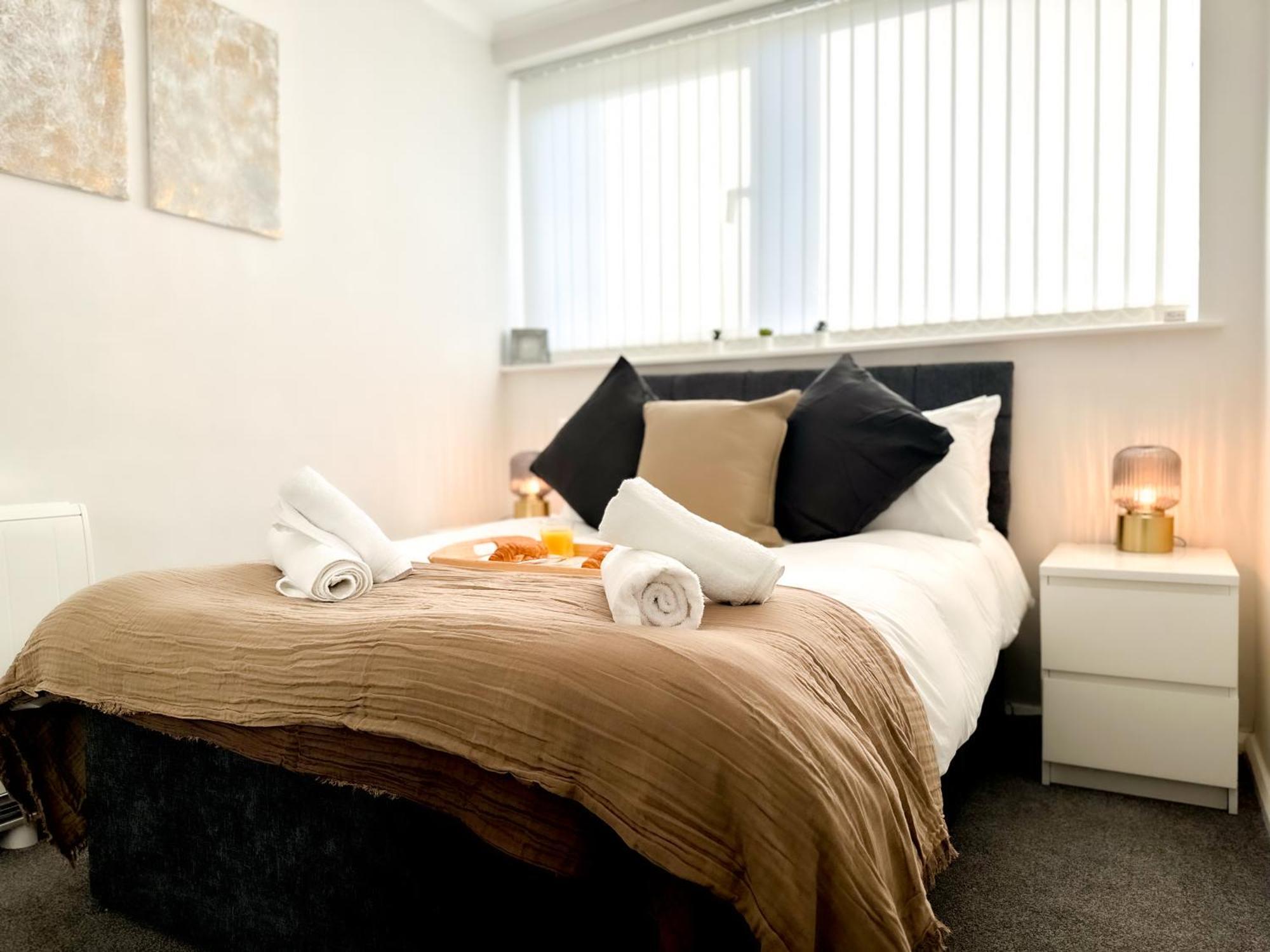 Contemporary And Cosy Birmingham Apartment- Free Parking & Wi-Fi ภายนอก รูปภาพ