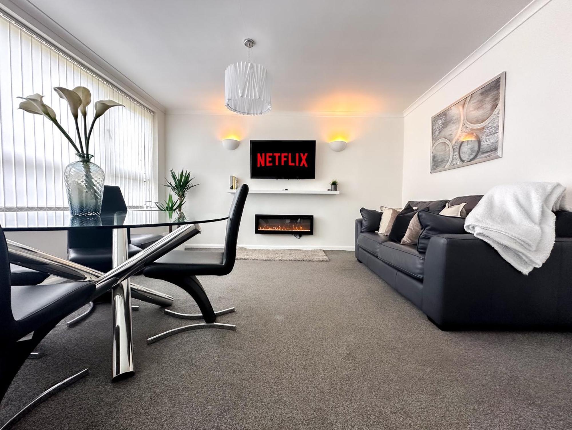 Contemporary And Cosy Birmingham Apartment- Free Parking & Wi-Fi ภายนอก รูปภาพ